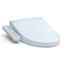 TOTO® WASHLET® C2 Electronic Bidet Toilet Seat with PREMIST and EWATER+ Wand Cleaning, Round, Cotton White - SW3073#01