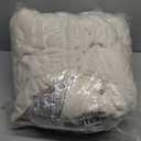 King Size Electric Blanket Dual Control Heated Blanket - Soft Silky Plush Electric Blanket with 5 Heating Level & 10 Hour Auto Off, ETL Certified & Machine Washable for Grandma Gifts(Cream White)