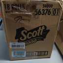 Scott 1000 Toilet Paper, 18 Rolls, Septic-Safe, 1-Ply Toilet Tissue