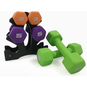 CAP Barbell Neoprene Dumbbell Weights Pairs & Sets | Multiple Colors (32 lb Set)