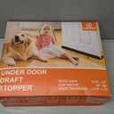 (2 Pack) Under Door Draft Stopper, Under Door Blocker Size of Adjustable Size from 30" to 36", Easy Install,Gap Filler, Reduces Air Draft, Noise & Sound, Door Seal for Improved Insulation