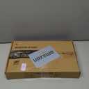 TAVR Dual Monitor Stand Riser Office Desktop Organizer Stand for 2 Monitors, Adjustable Length and Angle 3 Shelf, Extra Long Multifunctional Stand up to 43.3" fit Computer, Laptop, TV, Black