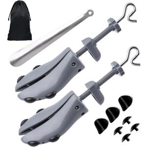 LANNEY Shoe Stretcher for Women & Men Wide Feet - Premium Shoe Expander Widener Stretch Length Width (L for Men US Size9.5-13)