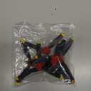 Outus 6 Sets Spare Rc Plane Propellers 3 Blade Propeller Compatible with P40 Fighter Remote Control Plane 76113 Radio Controlled Airplane Carbon Fiber Nose Cone with Savers and Adapters