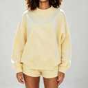 Women 2 Piece Outfits Sweat Shorts Sets Oversized Casual Lounge Matching Set Sweatsuit Tracksuit 2026 Fall Clothes size M
