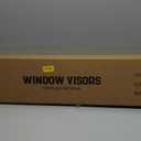 Window Visors AEROGUYS Window Deflectors For Ford F250-F550 Super Duty 1999-2016 - 4pc Tape-On Rain Guards Rain Guards