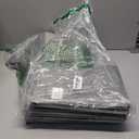 Criusia Closet Organizers Bins 6 Pack - Large Closet Shelf Organizer with Handles - Fabric Trapezoid Home Organization and Storage Baskets for Organizing Clothes Toy Blanket Towel Purse Hats (Grey)