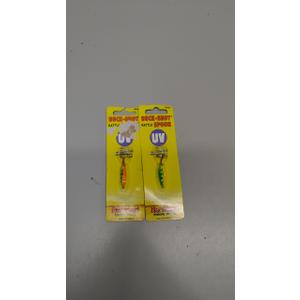 Northland BRUVS2-22 UV Buck Shot Spoon, 1/16-Ounce 2 Pack