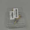 Uenede Brass 1/4 Inch 3-way Y-shaped Shut-off Ball Valve with 2-switch 1/4" Hose Barb Include 3 Stainless Steel Clamps Hose Pipe Barb Fitting for Water/Oil/Gas