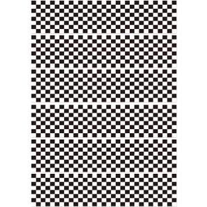 6pcs Edible Cake Borders, 28x6.2cm/11x2.44in Black White Checkered Race Car Theme Birthday Cake Decorations Pre-Cut Rice Wrap Paper Strips Decor for Racing Theme Image Party Kids Birthday