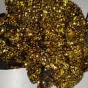 ODASDO Girls Sparkle Sequins Dance Outfit Latin Hip Hop Jazz Dancewear Halter Neck Sleeveless Top Dress with Shorts Set (M)