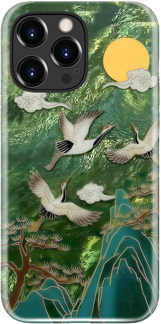 Esdot Cute Case for iPhone 15 Pro Max,Compatible with Magsafe,Trendy Floral