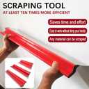 Drywall Skimming Blade 32 Inch, Smooth Finish, Precision 0.5mm European Stainless Steel Blade (Replaceable),Drywall Skimming Blade Tool for Drywall/Wallboard/Plasterboard