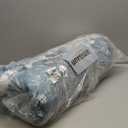 Bedsure Queen Comforter Set - Mineral Blue Bed Set, 3 Pieces Cute Floral Bedding, 1 Soft Reversible Botanical Flowers Comforter and 2 Pillow Shams