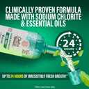 GuruNanda Fresh Breath Mouthwash 12-Hour Fresh Breath & Helps Fight Bad Breath ADA Accepted, Alcohol & Fluoride-Free Oral Rinse Wild Mint, 33.8 oz/1 Liter