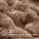 ACCU-WARMTH Heated Blanket Twin Size- Plush Thick Bubble Faux Fur Heated Blanket, Fast Heating Electric Blanket 6 Heating Levels & 10 Hours Auto-Off, Machine Washable, 62"x84", Patterned Taupe