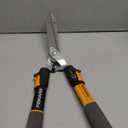 Fiskars Power-Lever Hedge Shears - 25"-33" Extendable Handle - Plant Cutting Scissors - Yard and Garden Tools - Orange/Black (1-Pack)