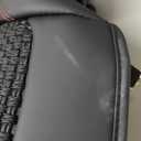 Coverado Seat Covers, Car Seat Covers Front Seats, Black Seat Cover, Waterproof Car Seat Cushion, Front Car Seat Covers Leatherette Car Seat Protector Universal Fit Most Cars (Air Backrest-Black)