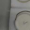 48 Pack White Unscented Clear Glass Filled Votive Candles. Hand Poured Wax Candle Ideal Gifts for Home Dcor Parties Weddings Holidays and Meditation (White)