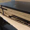 Prepac Astrid Simplistic Nightstand Side Table with 2 Drawers and Open Shelf, Functional Bedside Table 15.5" D x 16" W x 24.5" H, Black, BDNH-0402-1