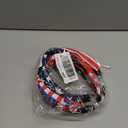 Twinfree 4pcs American Flag Headband 4th of July Independence Day Hair Accessory USA Patriotic Stars Stripes Twist Headbands