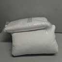 SleepMan Throw Pillow Inserts 14" x 24" (Pack of 2, White) Down Feather Pillow Stuffer Premium Decorative Pillows for Sofa Couch Bed
