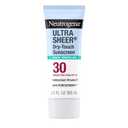 Neutrogena Ultra Sheer Dry-Touch Mineral Sunscreen For Face & Body, SPF 30 Broad-Spectrum UVA/UVB Protection, Titanium Dioxide & Zinc Oxide Sunscreen, Oxybenzone-Free, 3.0 fl. oz