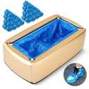 Allyplay 2025 Upgraded Shoe Cover Dispenser Automatic Machine with 200pcs Disposable Covers and Fits Most Shoes Size, Ideal Indoor Use for Home, Office, Hospital, Factory, Laboratory