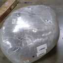 HABUTWAY Bean Bag Chair, Giant Bean Bag Chairs for Adults with Ottoman, Comfy Faux Fur Shell-Shaped Bean Bag Couch, Sofa Chair for Living Room, Bedroom, Grey