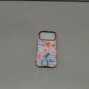 for iPhone 17 Pro Case, Summer Beach Ocean Vintage Seashell Flower Collage Design Cover, Cute Aesthetic Hybrid 2-Layer Hard Shell Shockproof Phone Case for Girls Women 6.3''