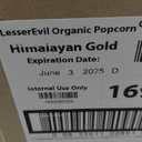 Lesserevil Organic Popcorn Himalayan Gold, 0.88 Ounces, 12 per case, Price/CASE BB 6/3/25