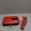 Eyliden Carpet Sweeper, Mini Size Lightweight Hand Push - No Noise, Non-Electric, Easy Manual Sweeping Only for Carpet Cleaning (Red)