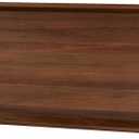 Large Acacia Wood Serving Tray with Metal Handles - 36" Long Charcuterie Board for Cheese, Meat & Appetizers - Perfect for Kitchen Use, Entertaining, BBQ Gatherings & Home Decor Display (36" x 12" x 2", Black Handle 02)