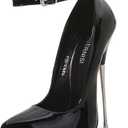 F&A LOVING Unisex Men's Women's Pointed Toe Stiletto High Heel Sexy Pumps, 11