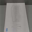 Wireless Keyboard and Mouse Combo,2.4G Full Size Wave Keys Ergonomic Keyboard with Wrist Rest for Natural Typing, 3 DPI Adjustable Ergonomic Silent Mouse for Computer/Laptop/Windows/Mac (Gray)