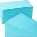Sustainable Greetings 200 Pack #10 Blue Colored Envelopes Bulk - Gummed Seal Letter Size for Party Invitations, Business Mailing, Checks, Holidays, Greeting Cards, Thank You Notes (4 1/8 x 9 1/2 In)