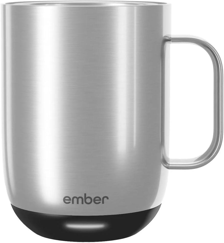 Ember Mug 2, 14 oz, Temperature Control Smart Mug, Stainless Steel