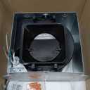 Fitop Bathroom Fan with Light110CFM 1.0 Sones 1200lm LED Light 3000K/4000K/5000K Selectable120V 43W Quiet Bathroom Ventilation Exhaust Fan for Shower/Restroom/Office/Home(silver)