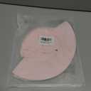 Baby Girl Sun Hat Toddler Beach Hats with UPF 50+ Protective Infant Summer Hat with Wide Brim Baby Girls Bucket Hat (6-12 Months, Pink Stripe + Beige Stripe)