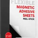 10pk Magnetic Sheets with Adhesive Backing 8x10 inch | Cut to Size Magnet Sheets for Dies, Photos, Stamps, Crafts