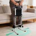 Stand Assist Aid for Elderly - Mobility Aid for Seniors with 5-Level Height Adjustment, 300Lbs Capacity & Dual Handrails for Safe Toilet and Couch Use, Includes Storage Pouch for Convenience