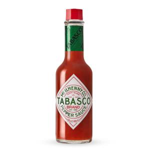 TABASCO Brand Original Red Pepper Sauce, Hot, 5 Oz Glass Bottle (1-Pack) | Classic & Versatile Hot Taco Sauce, Three Simple Ingredients, Dash on Anything, Great Pizza Sauce, Oyster Sauce & More (EXP 07/01/29)