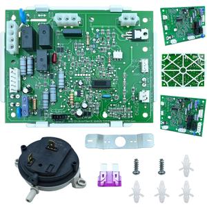 FDXLICB1930 FD Integrated Control Board Replacement Kit Includes A FDXLBVS1930 Indoor Vent Pressure Switch for Hayward H-Series Pool Heater H150FDN/FDP,H200FDN/FDPH250FDN/FDP, H400FDN/FDP