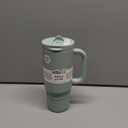 Ello Port 30 Oz Tumbler with Carry Loop & Integrated Handle | Vacuum Insulated Stainless Steel Reusable Water Bottle Travel Mug | Leak Proof Lid | Flexible Straw | BPA-Free | Dishwasher Safe | Sage