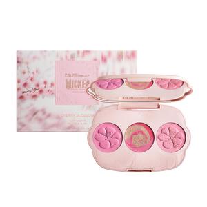 r.e.m. beauty Wicked: For Good | Cherry Blossom Blush Palette | Blendable, Creamy Formula Blurs and Perfects Skin | Blendable, Creamy Formula (Pink)