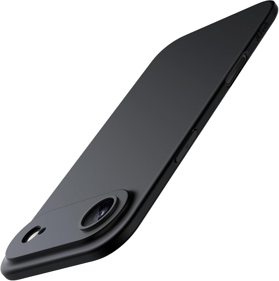 JETech Slim Case for iPhone 17 Air, Ultra-Thin Lightweight Minimalist Phone Cover with Camera Lens Protection, Matte Anti-Fingerprint Finish, 6.5-Inch Display (Black)