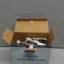 Soap Dispenser - 2 Pack, Antique Design Thick Glass Hand Soap Dispensers with Sturdy Tray; 304 Rust Proof Stainless Steel Silver Pump, 12Pcs Stickers, for Kitchen, Bathroom