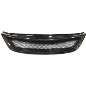 Carbon Fiber Front Grill Mesh Grill Fits Subaru Impreza 2011-2014 11-14 WRX STI Upper Bumper