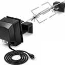 Rotisserie Accessory Attachment Compatible with Kamado Joe Classic Joe Grills, Large Big Green Egg Grills and Other 18-inch Round Charcoal Grills, Perfect for Whole Chicken, Roasts, BBQ