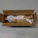 Antizz 2Pcs Easter Decorations for The Home Farmhouse Rustic Wooden Bunny with Egg Tiered Tray Happy Spring Decoration for Indoor Home Party Tabletop Decoration Easter Gifts (Brown)